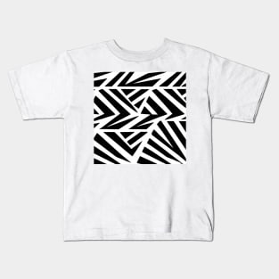 Triangular Contrast Kids T-Shirt